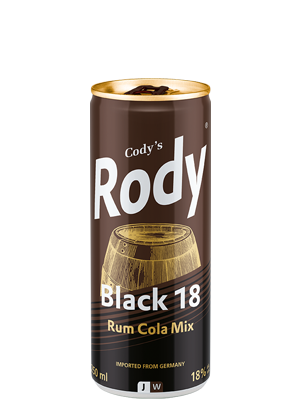 Rody Black 18 Rum Cola mix 250ml